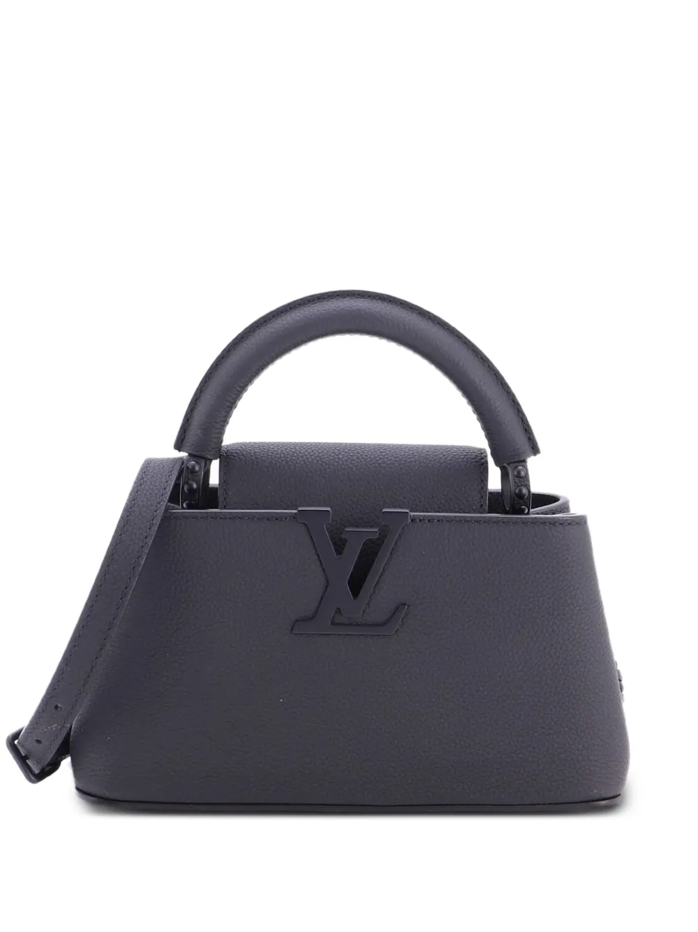 Louis Vuitton Pre-Owned Capucines East West Bag Leather Mini shoulder bag - Black