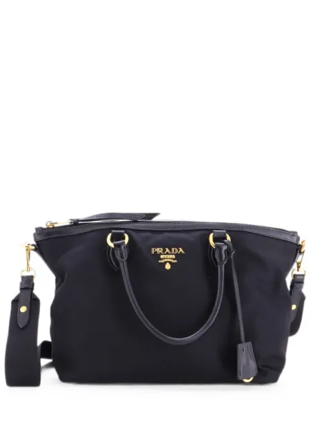 Prada Pre-Owned Convertible Zip Tessuto Small tote bag