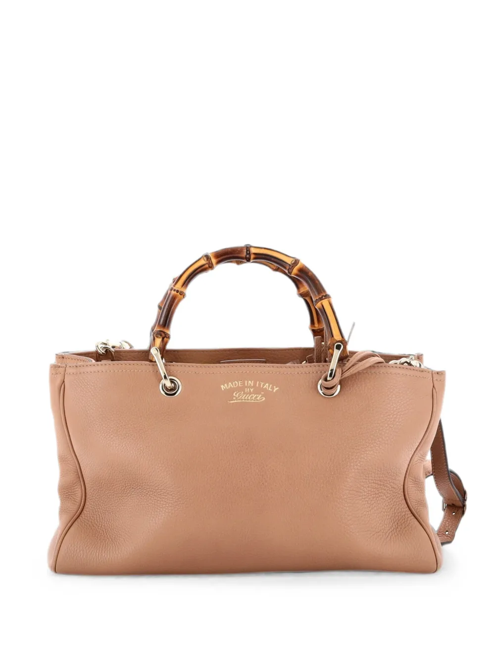 Gucci Pre-Owned Borsa tote Bamboo media in pelle - Toni neutri