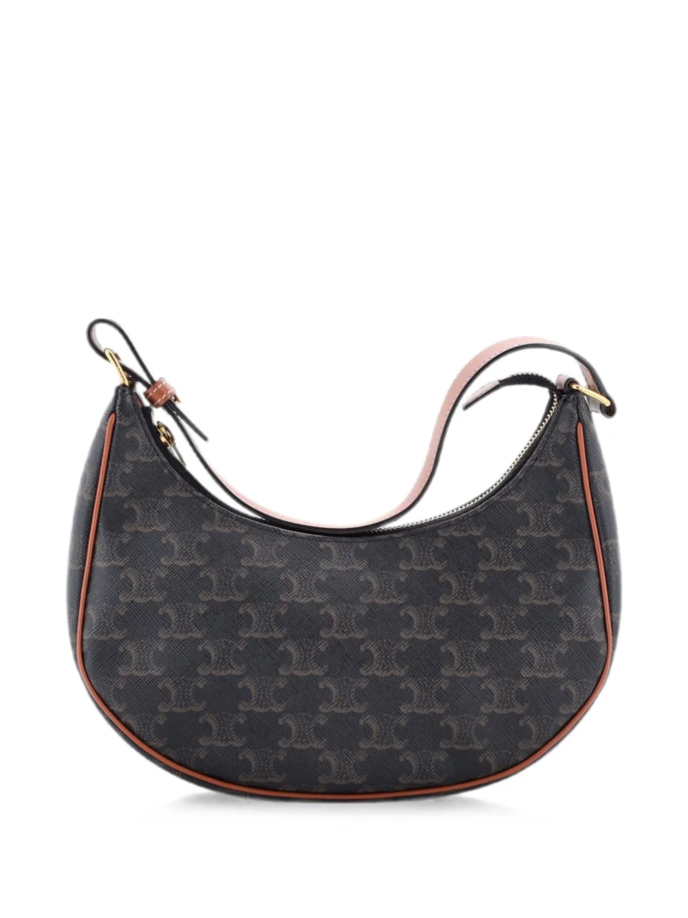 Celine Pre-Owned Borsa passepartout Ava in tela cerata Triomphe - Marrone