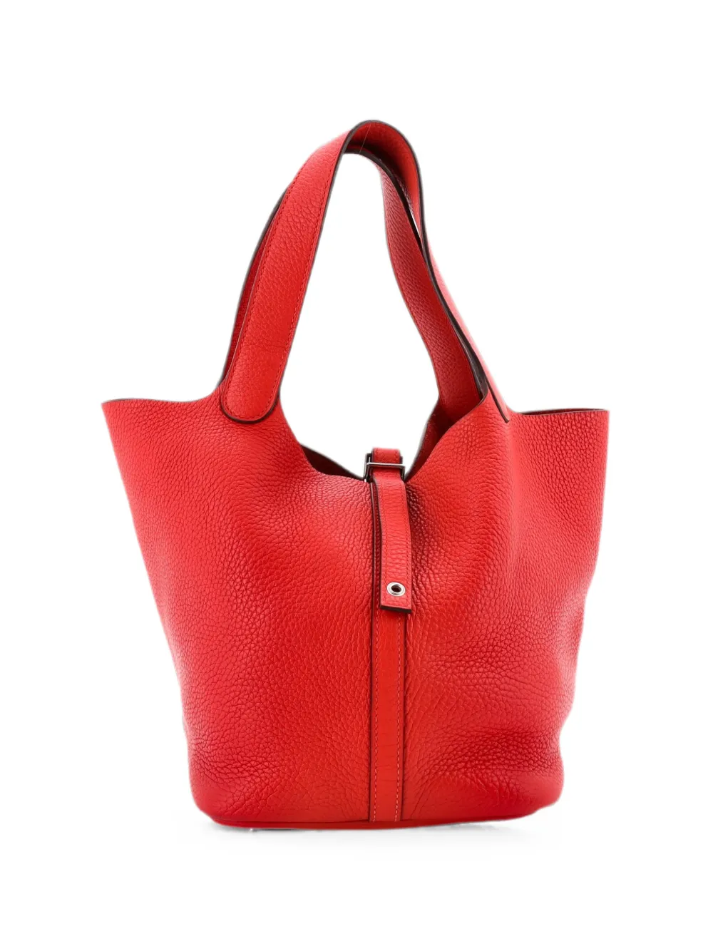 Hermès Pre-Owned Borsa a secchiello Picotin Lock MM in pelle Clemence - Rosso