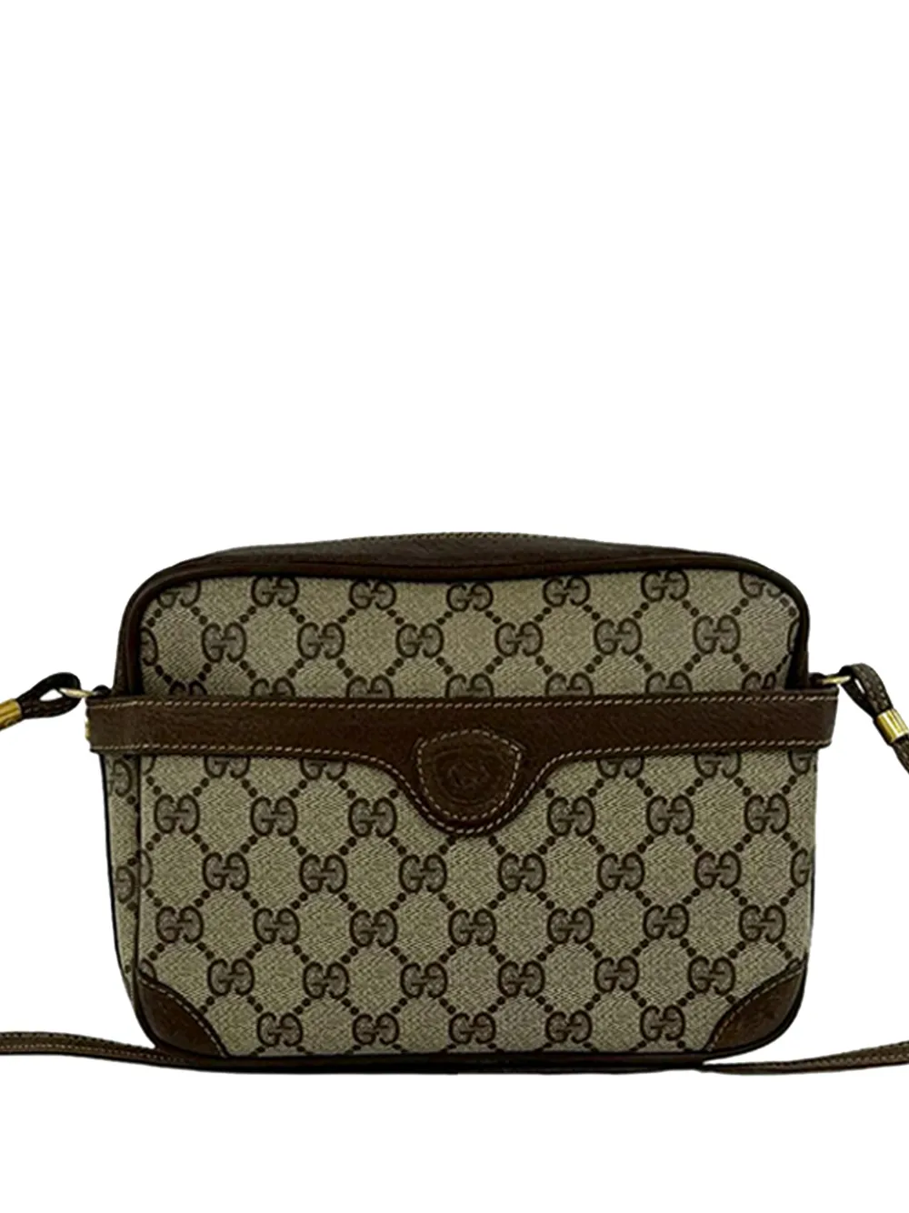 Gucci Pre-Owned Borsa a tracolla in tessuto GG Supreme XX secolo - Toni neutri