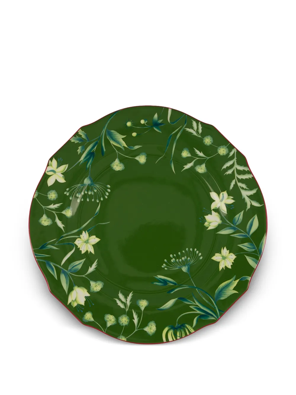 GINORI 1735 assiette Duchessa Florenza - Vert GINORI 1735 assiette Duchessa Florenza - Vert