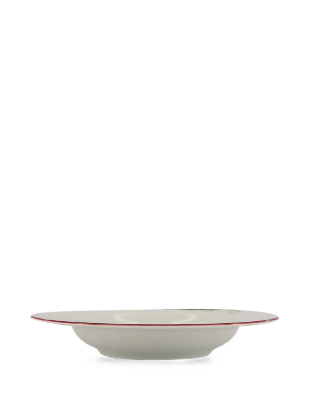 GINORI 1735 assiette à soupe Florenza Duchessa à fleurs - Tons neutres GINORI 1735 assiette à soupe Florenza Duchessa à fleurs - Tons neutres