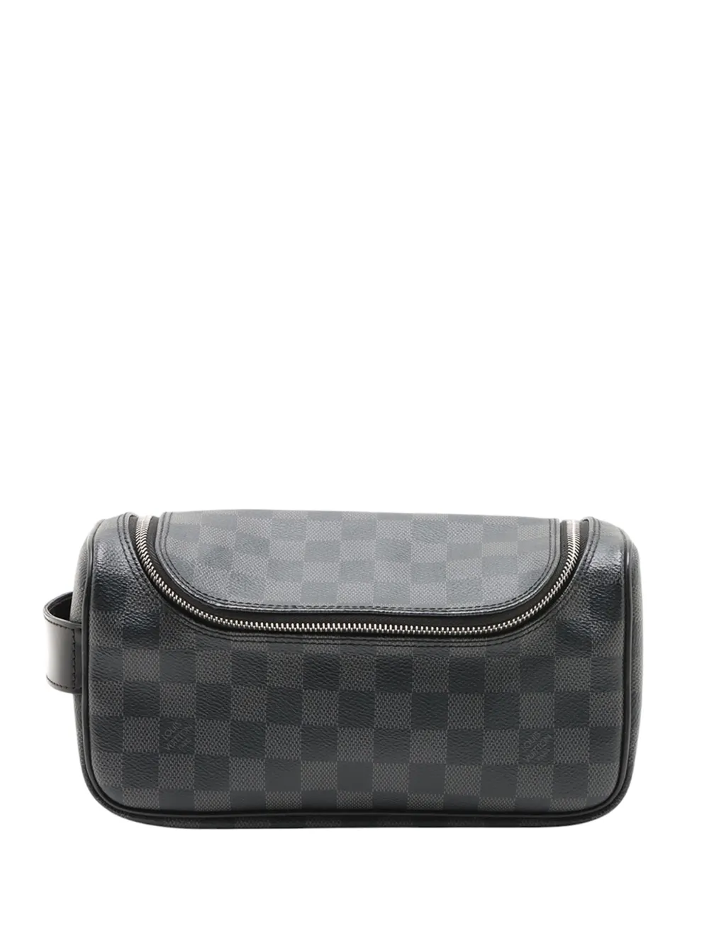 Louis Vuitton Pre-Owned Clutch Toiletry Pouch in tela Damier Graphite 2018 - Nero