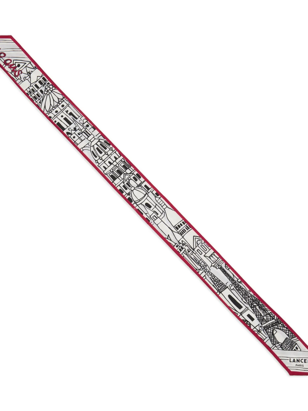 Lancel Paris a la Fenetre haarband met print Wit