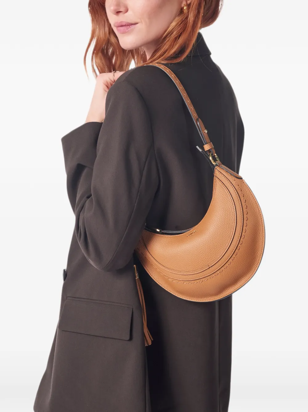 Lancel Kleine Hoboheme schoudertas Bruin