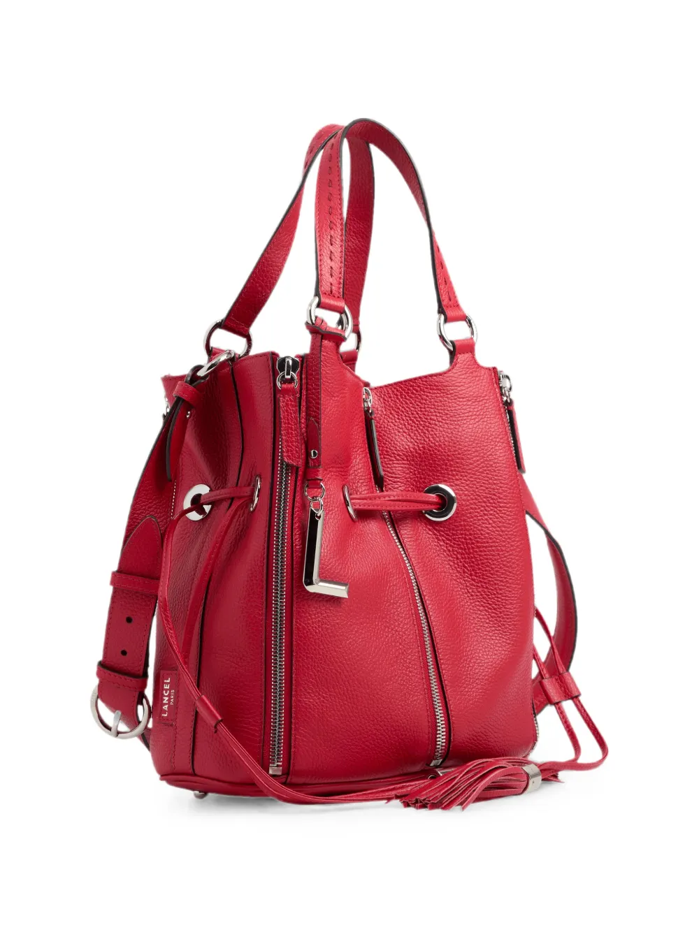 Lancel Premier Flirt medium bucket-tas Rood