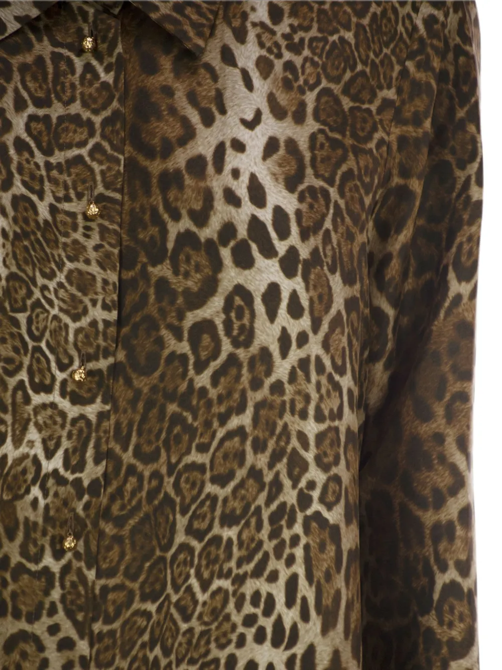 Max Mara Overhemd met luipaardprint Bruin