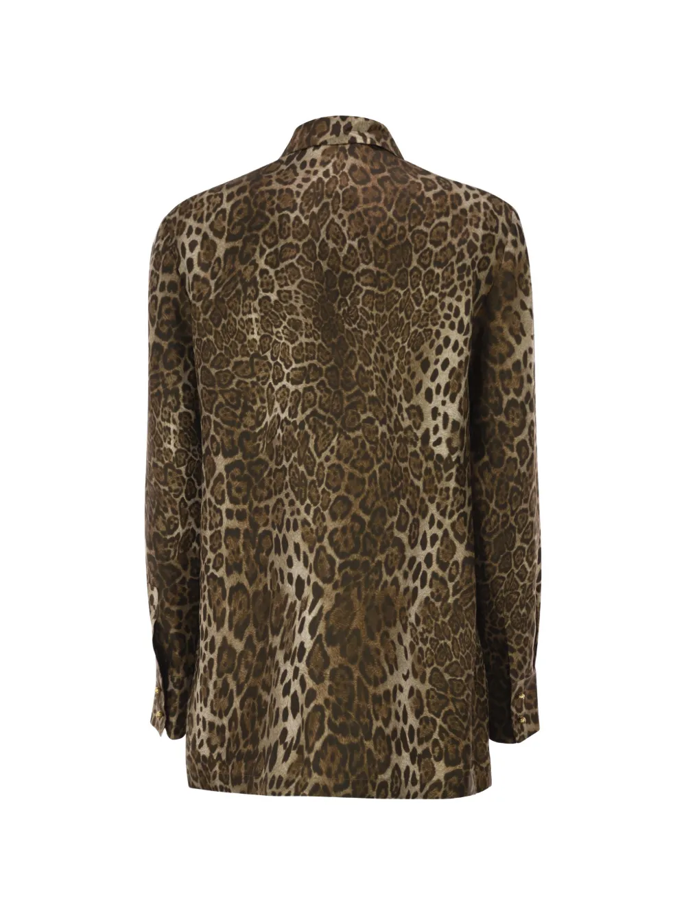 Max Mara Overhemd met luipaardprint Bruin