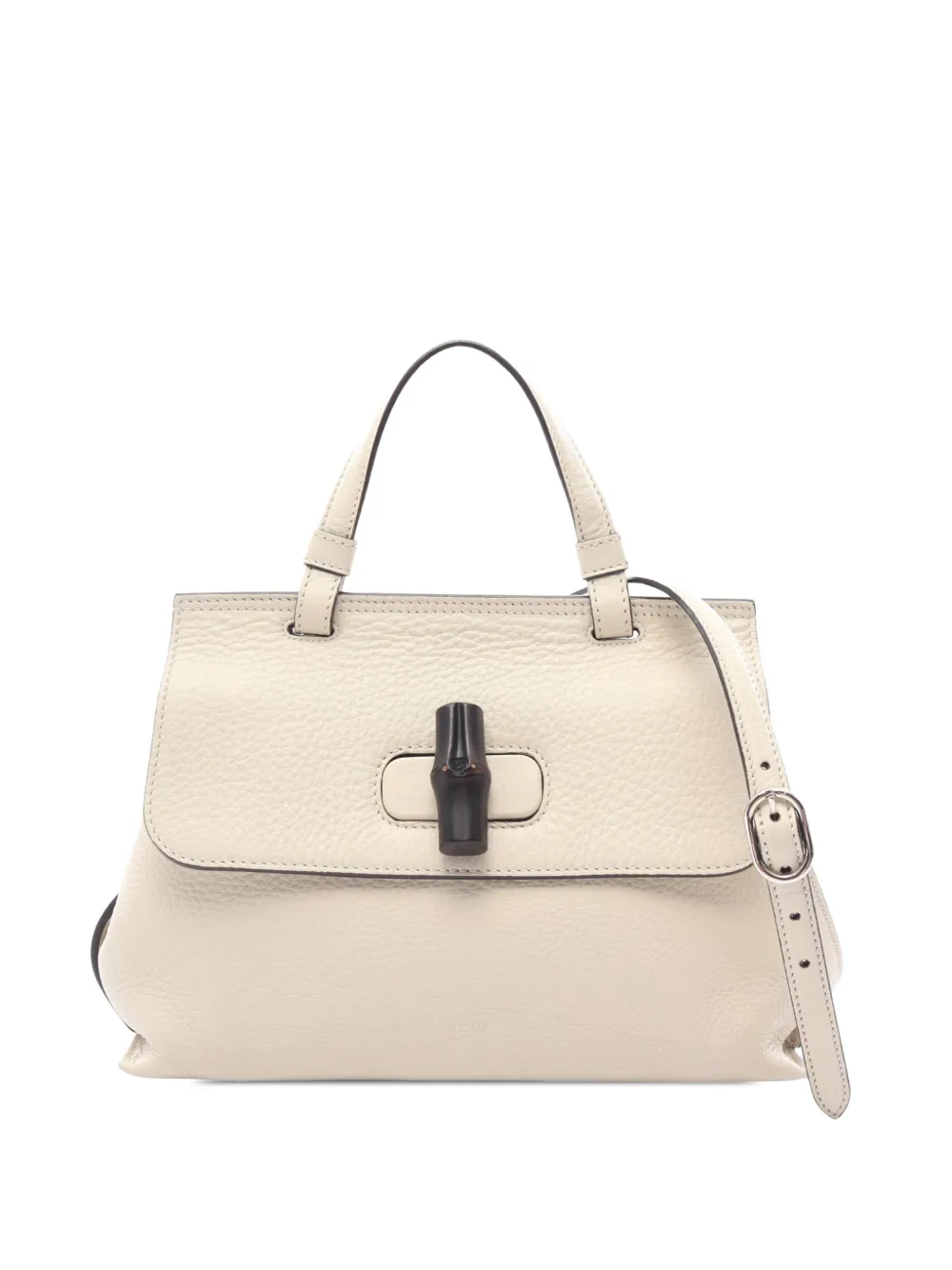 Gucci Pre-Owned Borsa a tracolla Bamboo Daily piccola in pelle di vitello 2016-2026 - Toni neutri