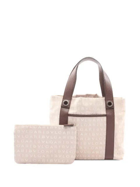 Bvlgari Pre-Owned tote Logomania de lona 2010-2026