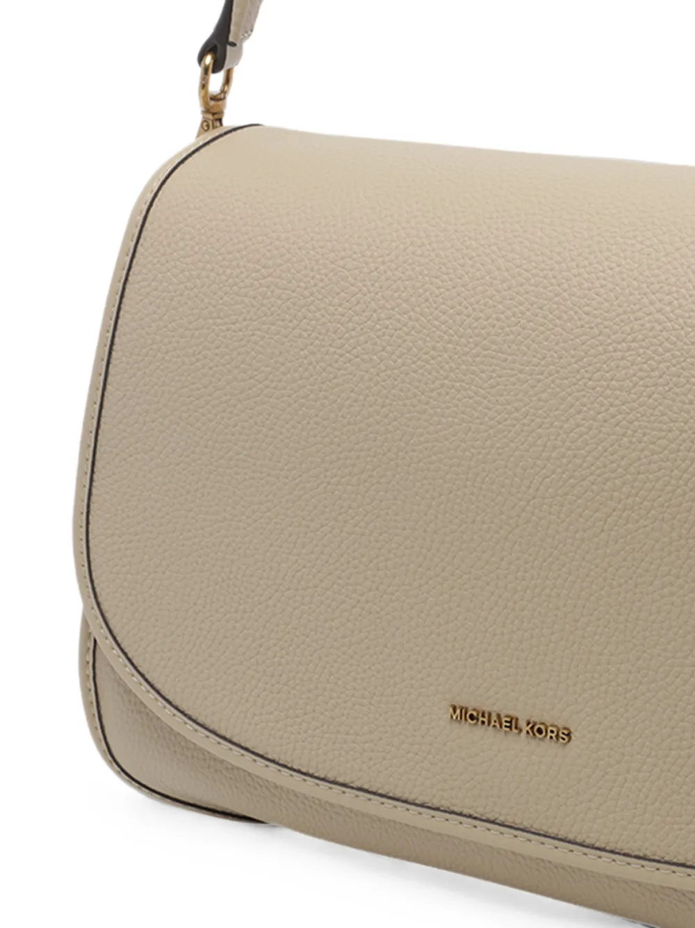 Michael Kors Medium Holmes leren schoudertas Beige