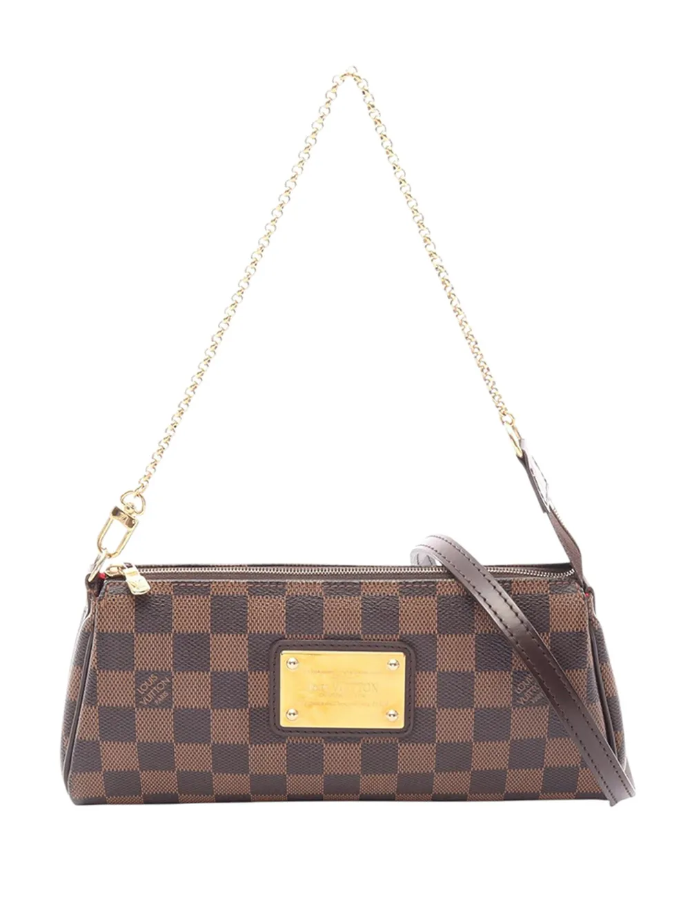 Louis Vuitton Pre-Owned 2013 Damier Ebene Eva Satchel-Tasche - Braun