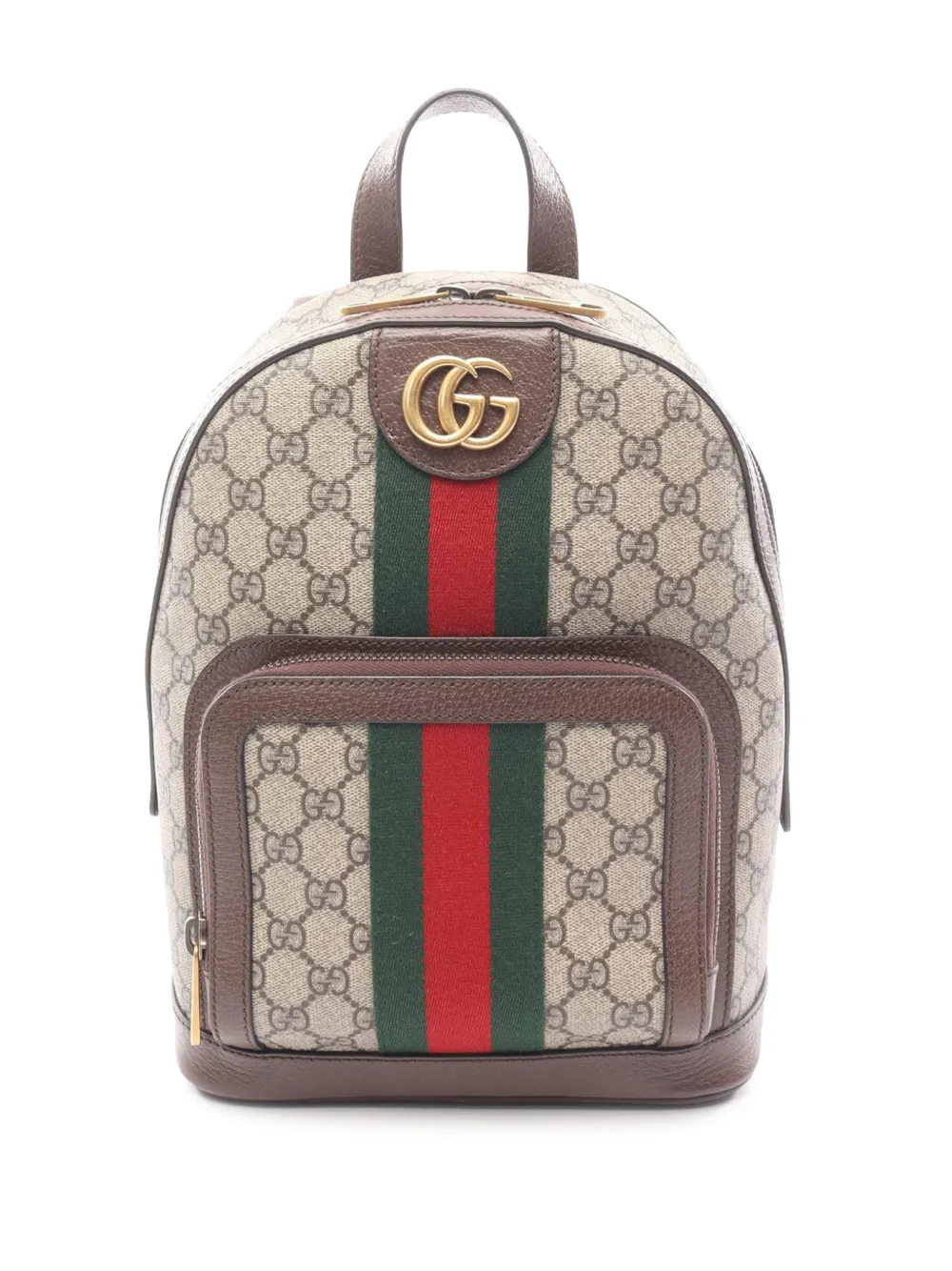 Gucci Pre-Owned Zaino Flora Ophidia piccolo in tessuto GG Supreme 2016-2026 - Toni neutri