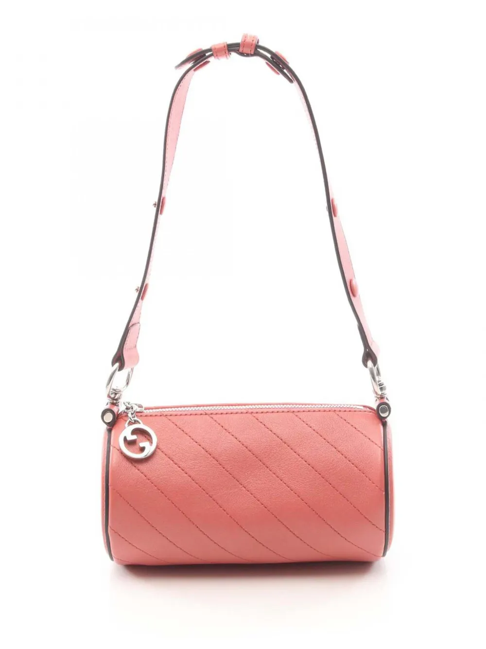 Gucci Pre-Owned Borsa a spalla Blondie Barrel mini in pelle 2022-2024 - Rosa