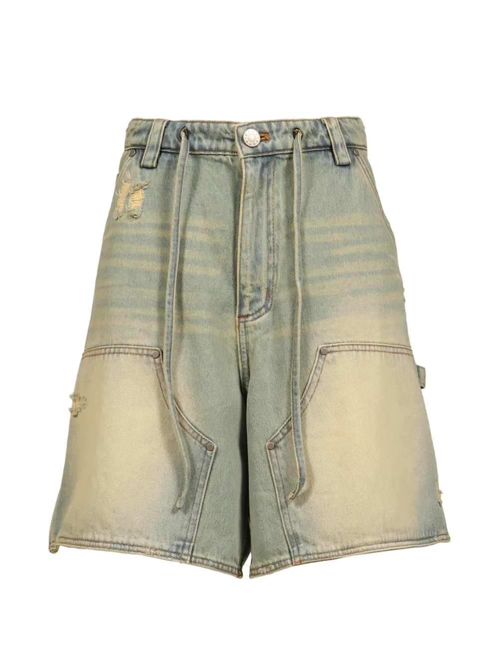 MARKGONG Shorts cargo denim - Blu