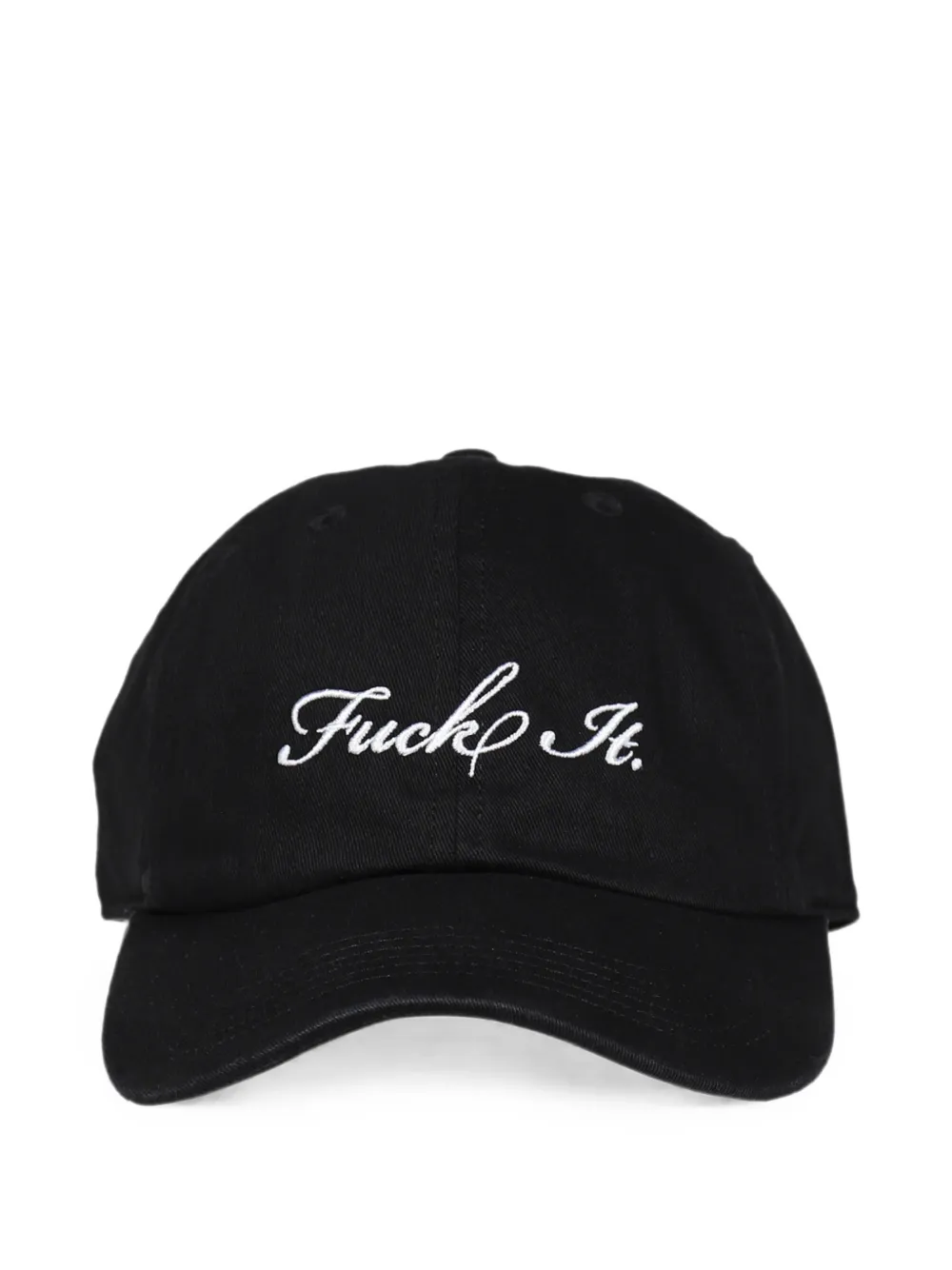 Markgong Embroidered Baseball Cap In Black