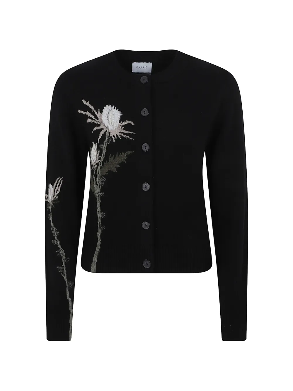 Barrie floral-jacquard cardigan - Nero