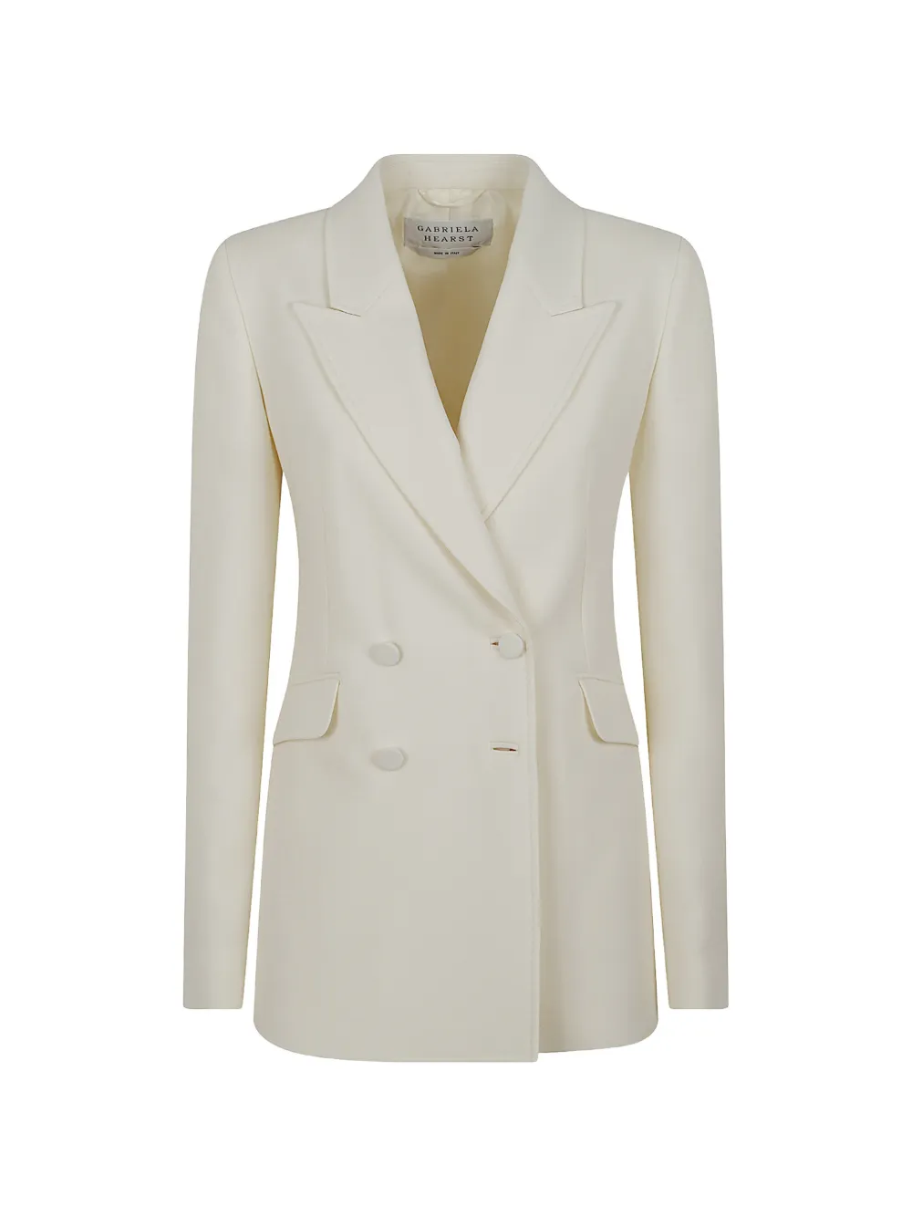 Gabriela Hearst double-breasted peaked-lapel blazer - Nude