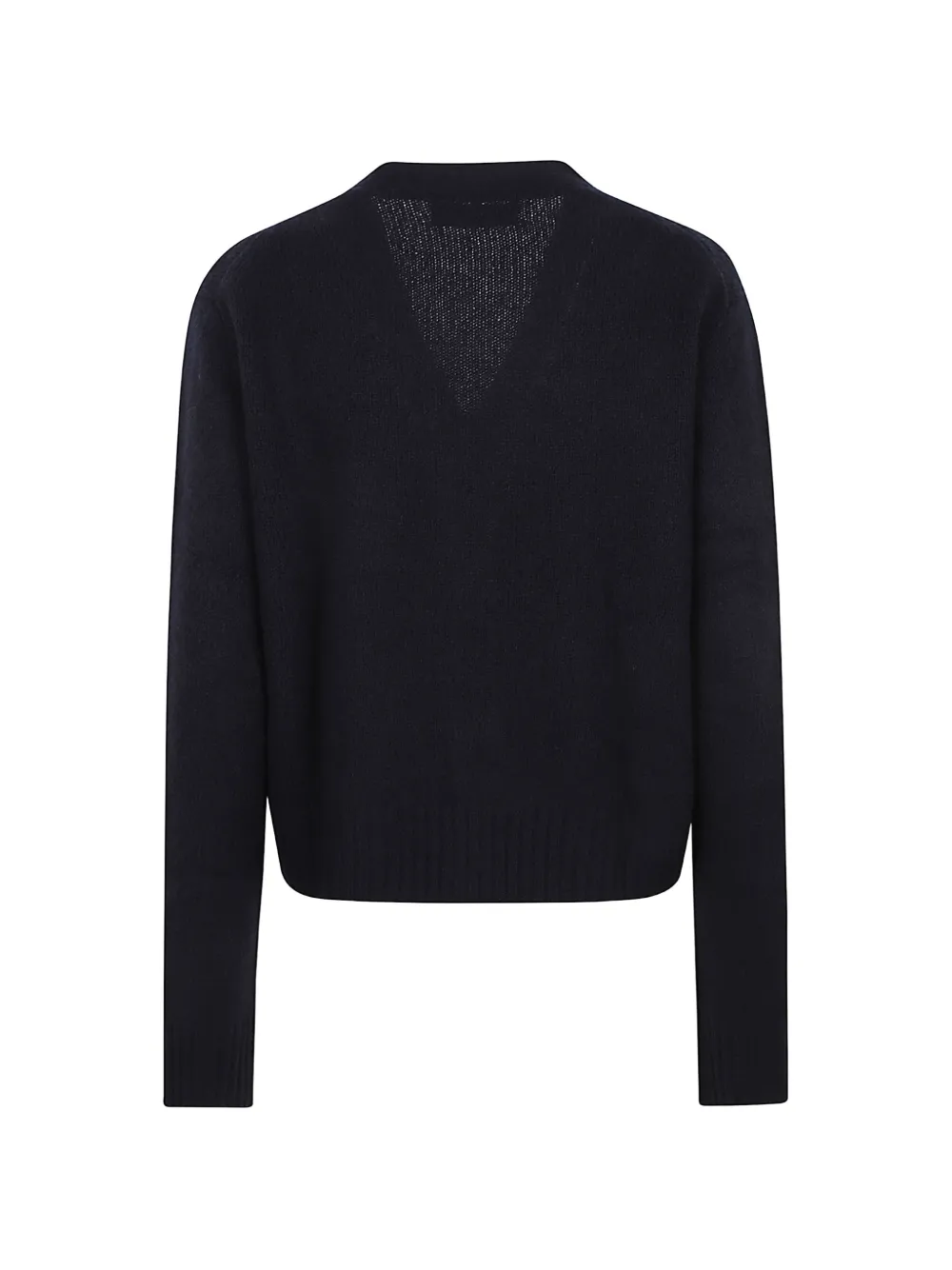 Lisa Yang Vest met V-hals en knoopsluiting Blauw