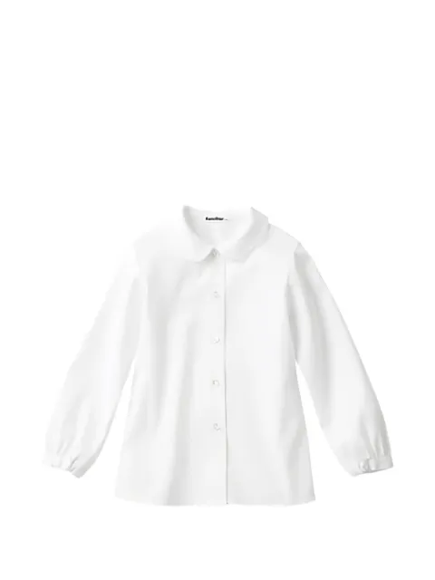 familiar Peter Pan-collar long-sleeve shirt