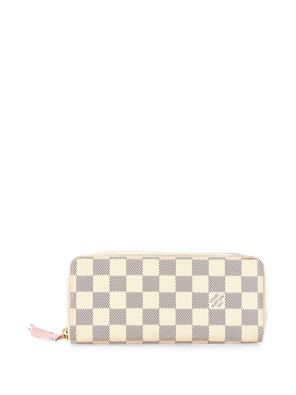 Louis Vuitton Pre-Owned Portafoglio Zippy piccolo in tela Damier - Bianco