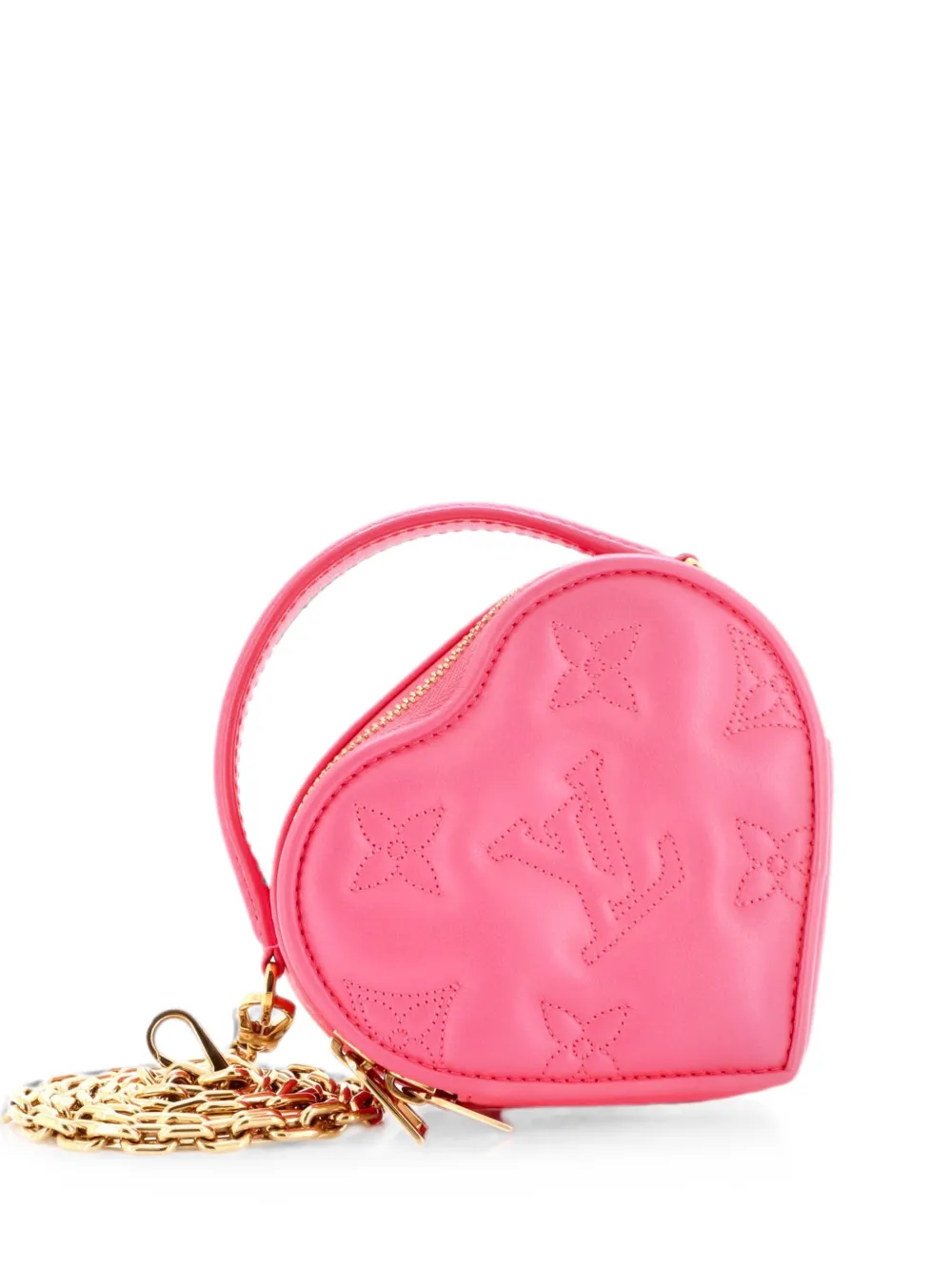 Louis Vuitton Pre-Owned Pop My Heart Pouch Bag Bubblegram Leather crossbody bag - Rosa