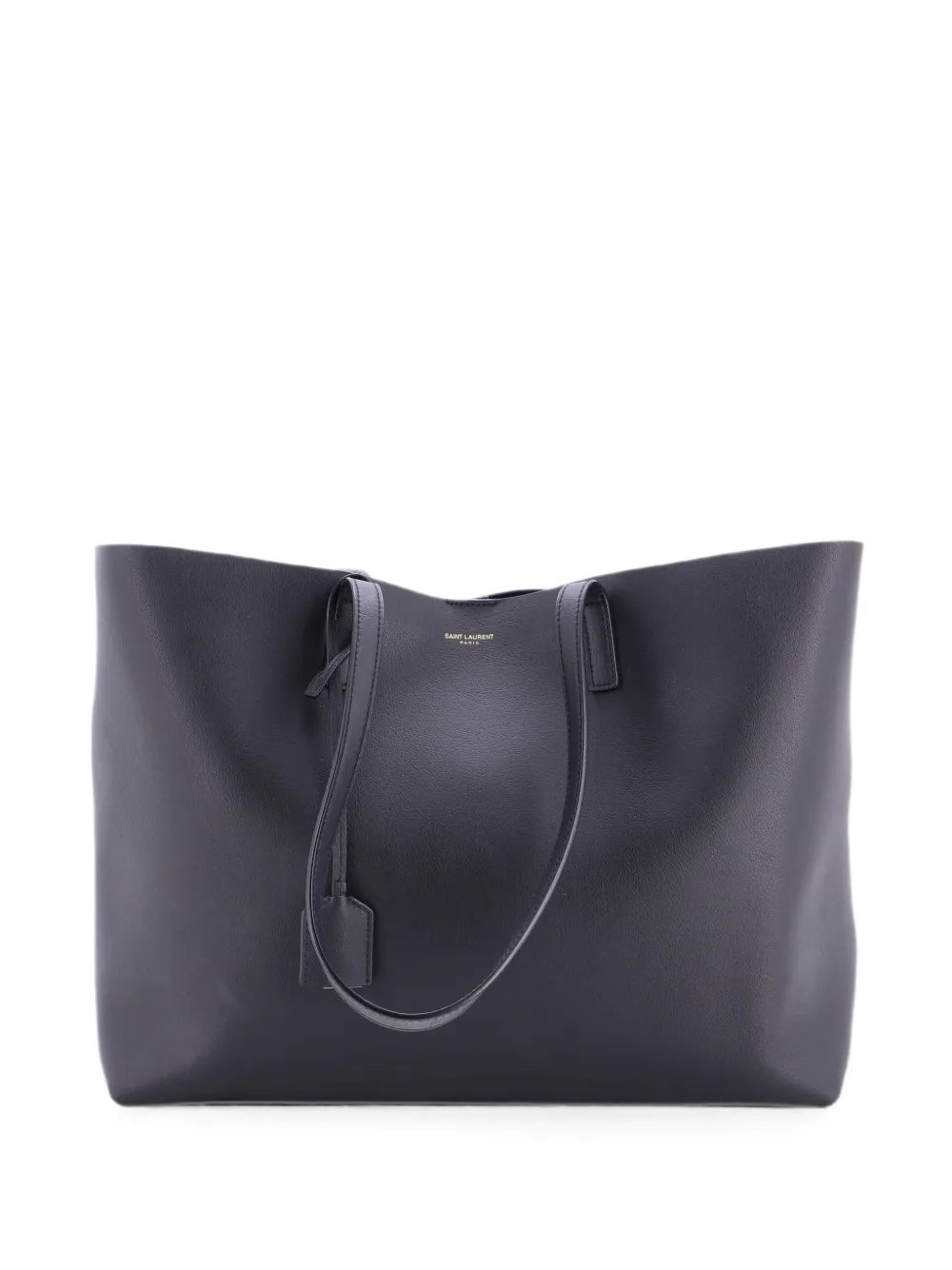 Saint Laurent Pre-Owned Borsa tote Shopper grande in pelle - Nero