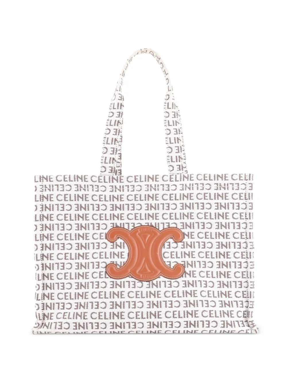 Celine Pre-Owned Cabas Thais All Over Logo Jacquard Large tote bag - Neutrals