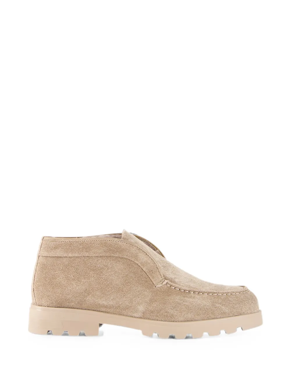 Santoni Yalta suede desert boots Beige