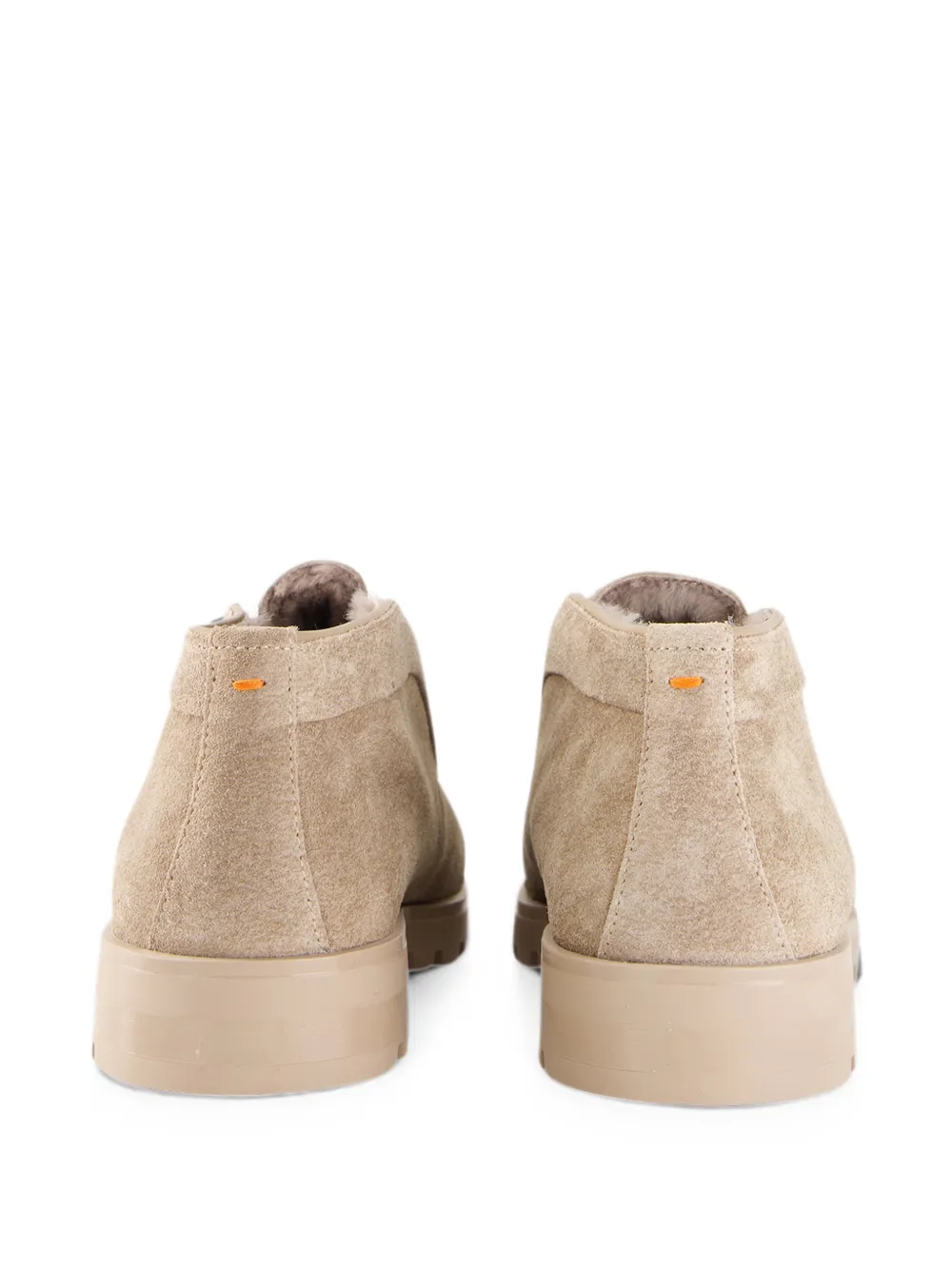 Santoni Yalta suede desert boots Beige