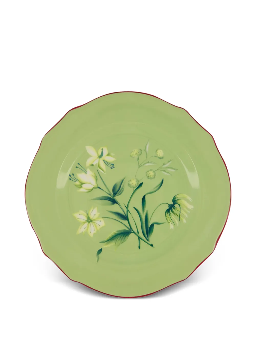 GINORI 1735 assiette à dessert Florenza Duchessa - Vert GINORI 1735 assiette à dessert Florenza Duchessa - Vert