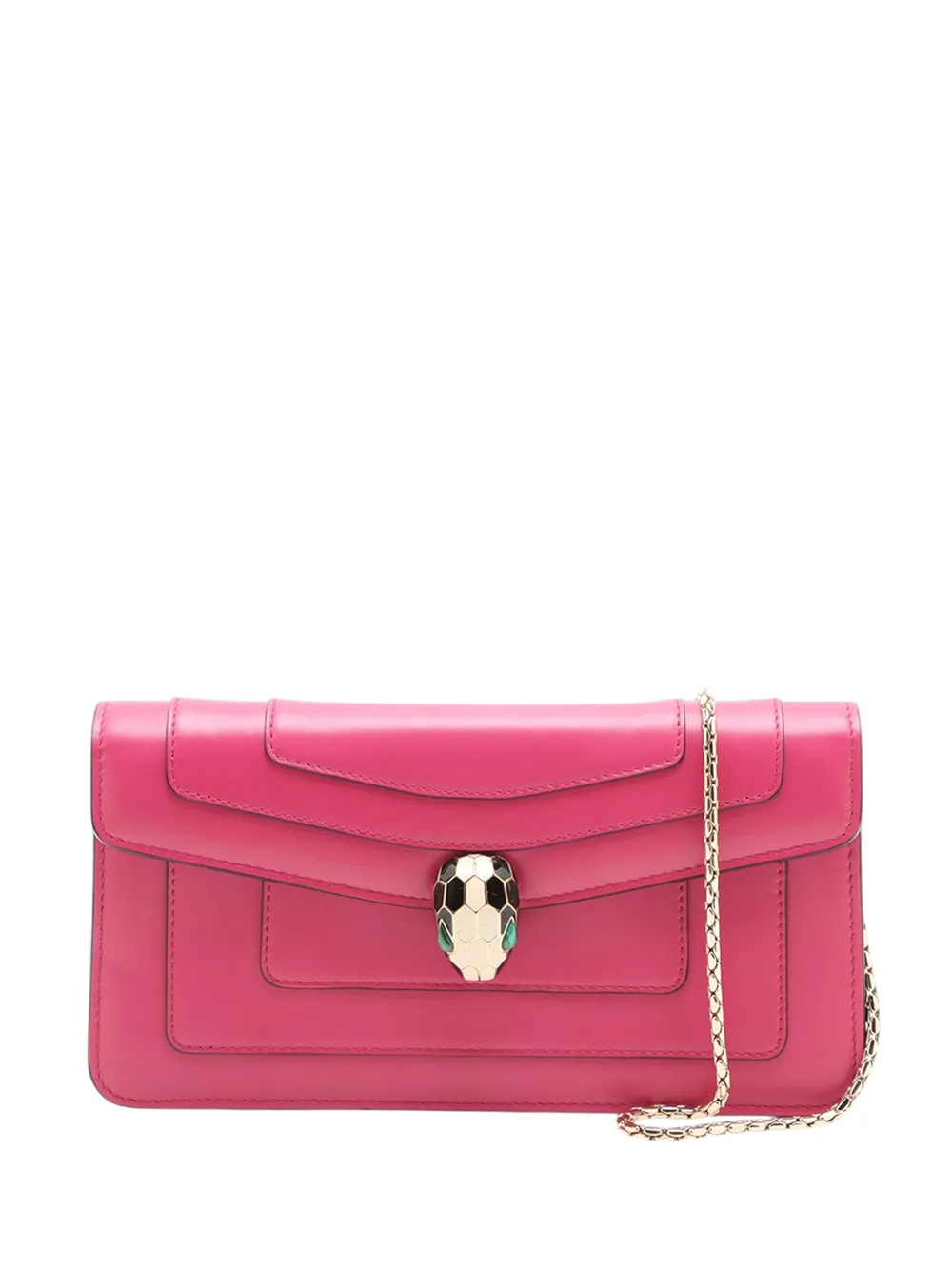 Bvlgari Pre-Owned Borsa a tracolla Serpenti Forever in pelle 2010-2026 - Rosa