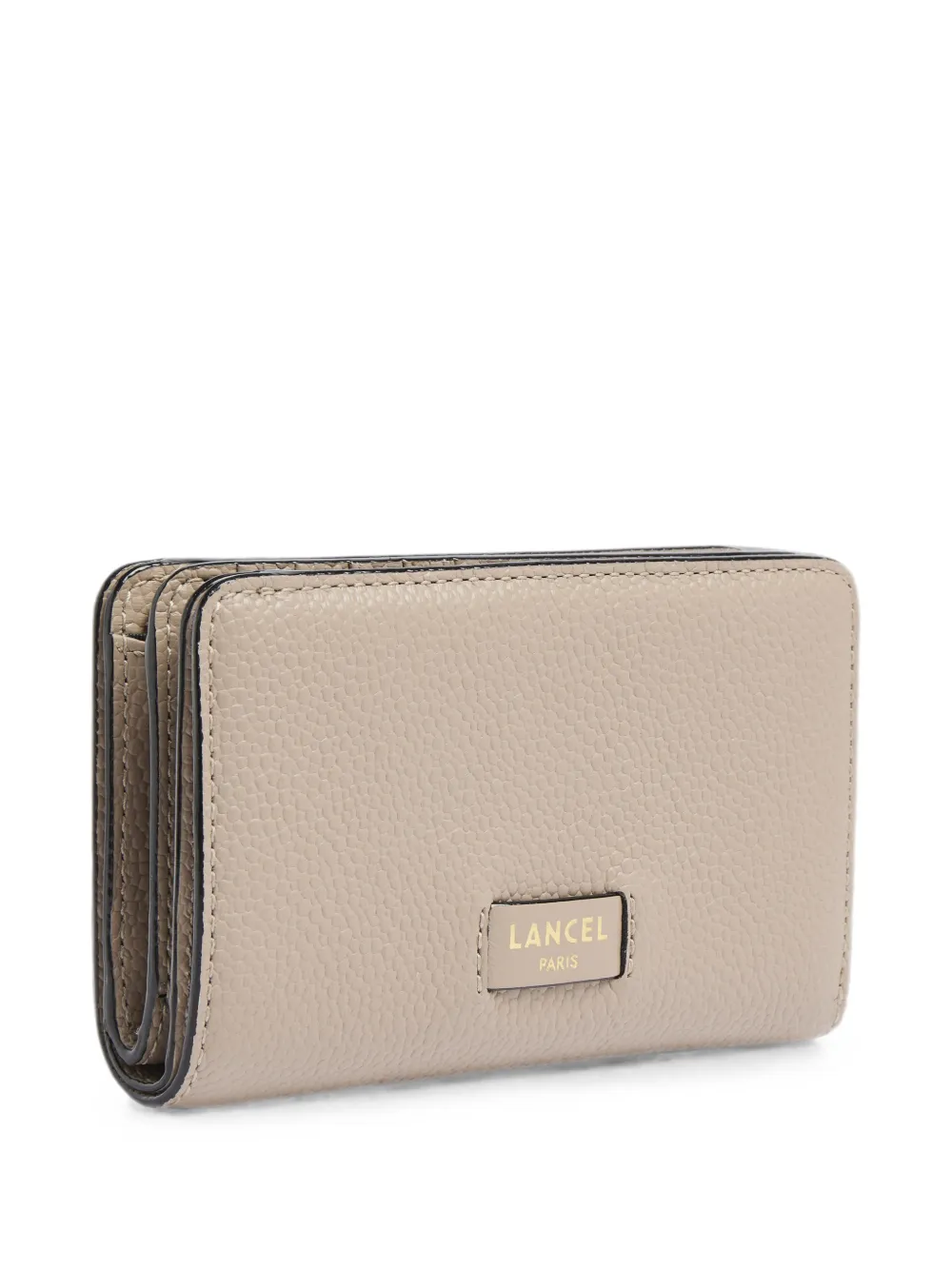 Lancel Ninon bewerkte portemonnee Beige