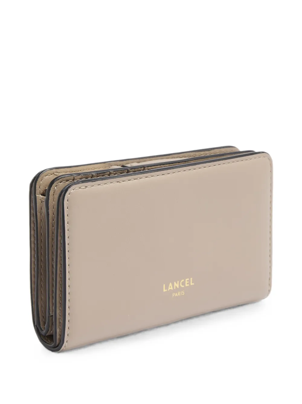 Lancel Origami rechthoekige portemonnee Beige