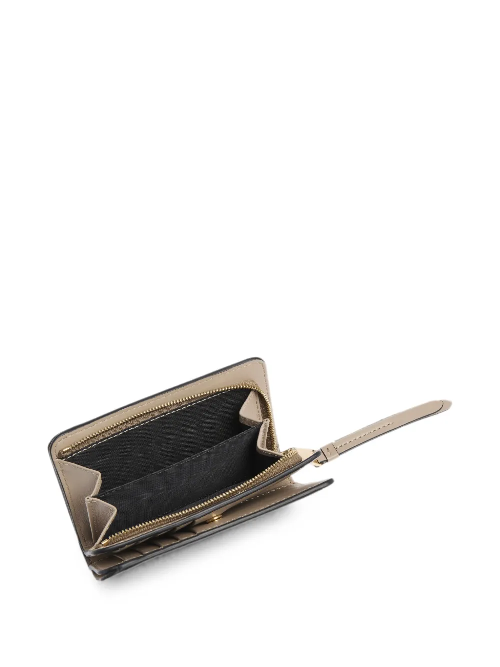 Lancel Origami rechthoekige portemonnee Beige