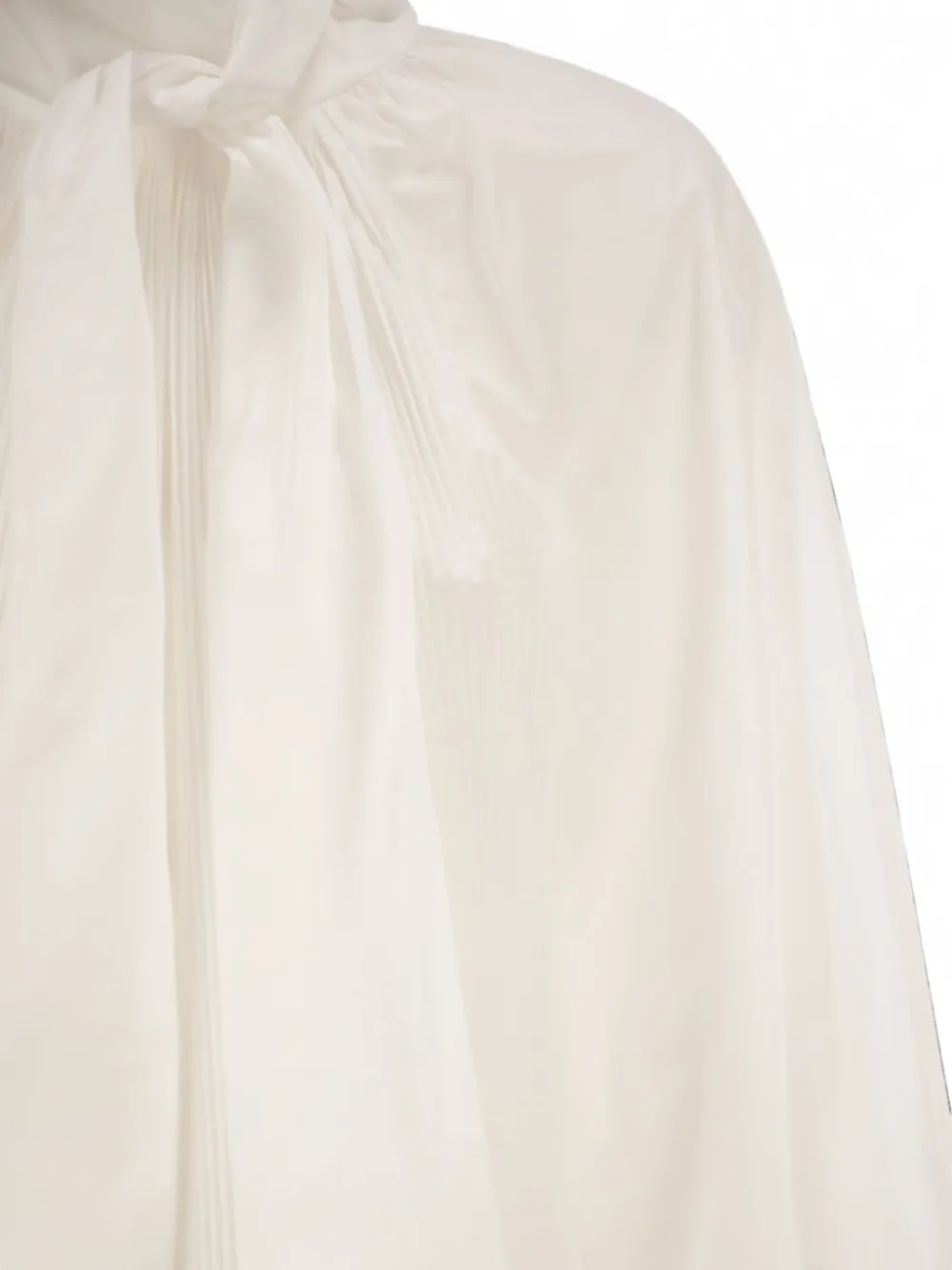 Max Mara Geplooide blouse Wit