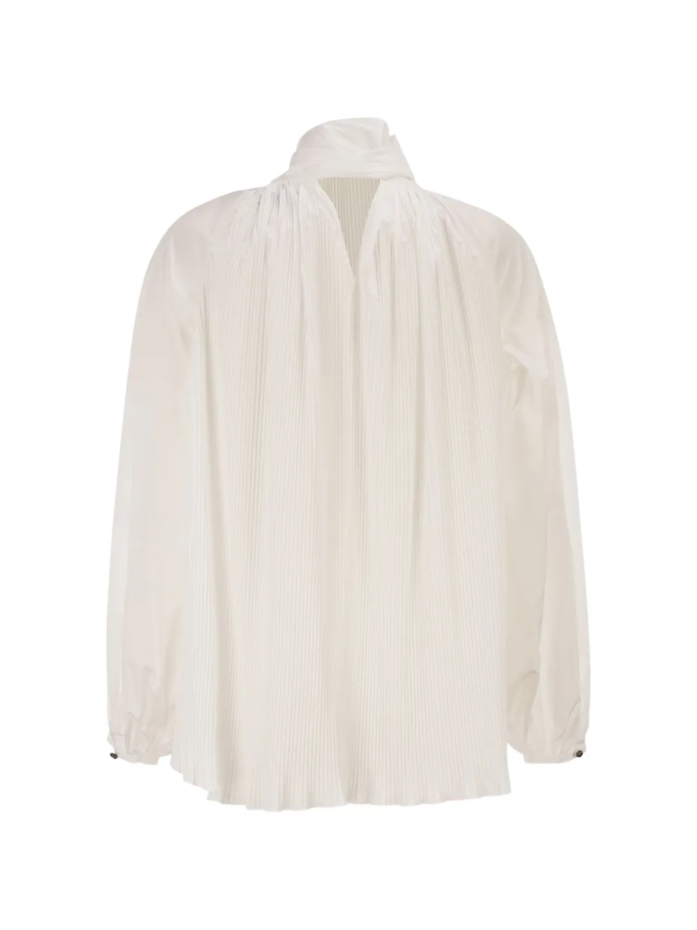 Max Mara Geplooide blouse Wit