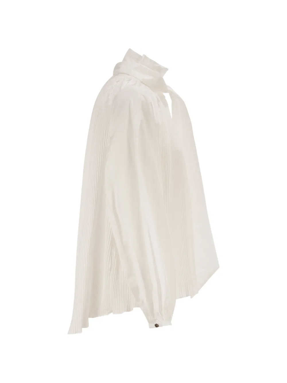 Max Mara Geplooide blouse Wit