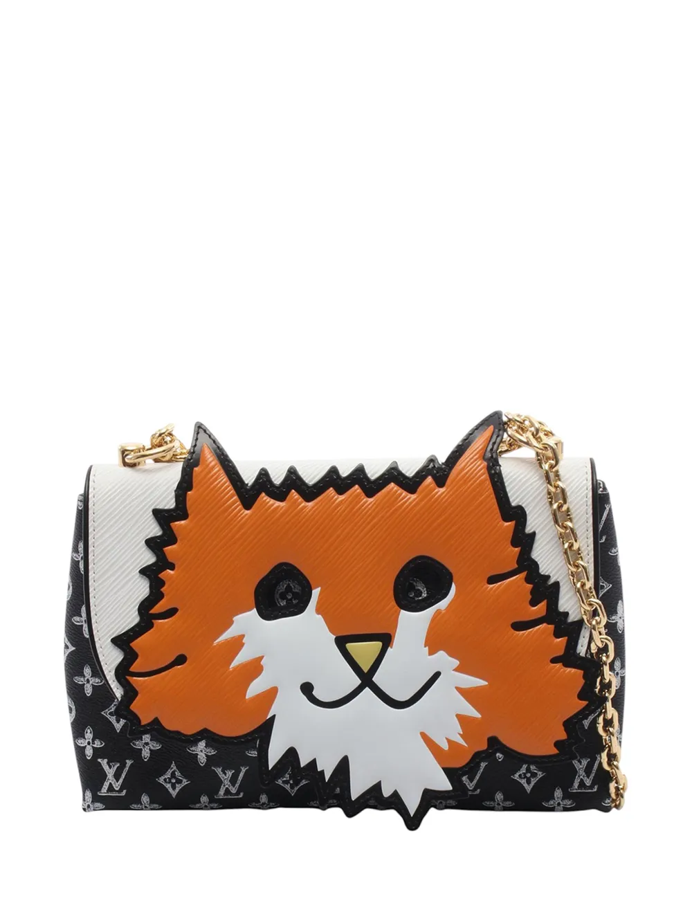 Louis Vuitton Pre-Owned Borsa a spalla Catogram Pochette in pelle Epi 2018 - Nero