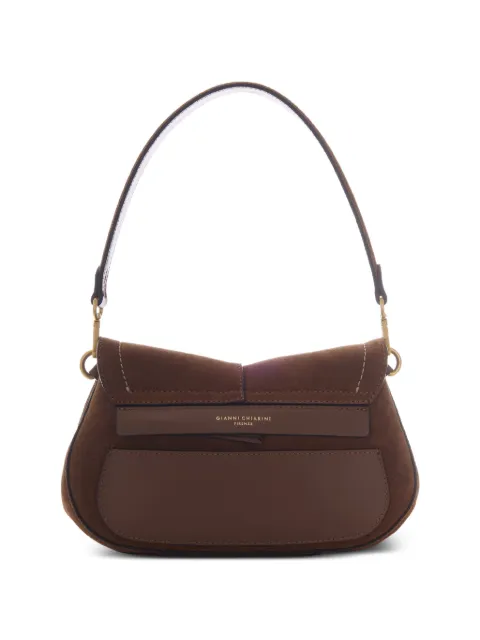 GIANNI CHIARINI Helena Round suede shoulder bag