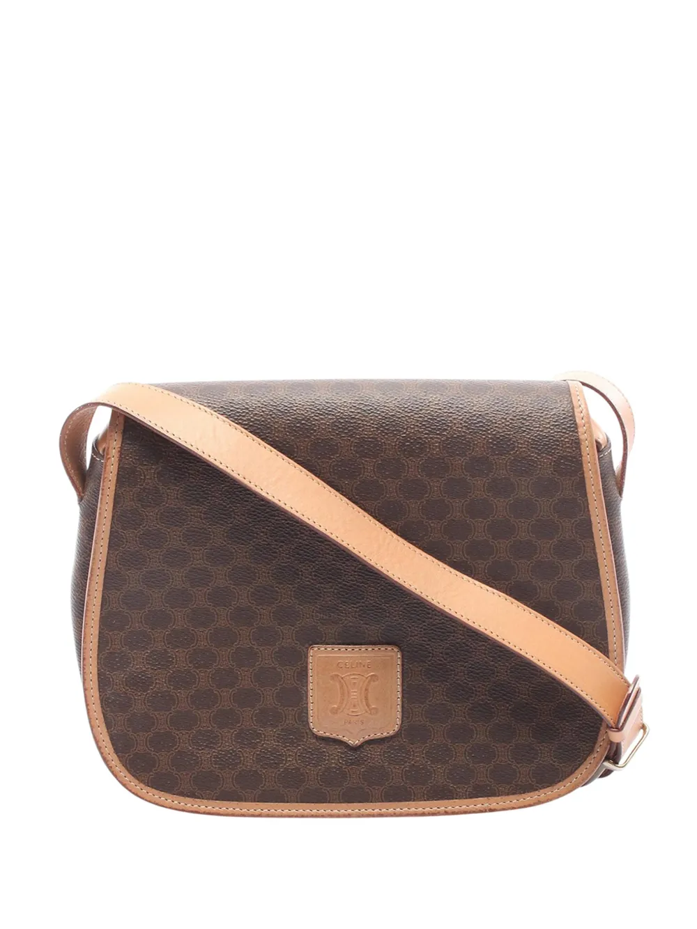 Celine Pre-Owned Borsa a tracolla Macadam in tela cerata 2013 - Marrone