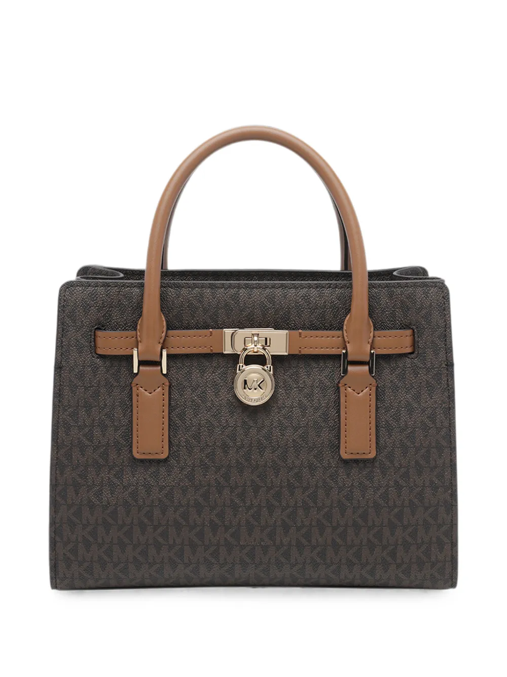 Michael Michael Kors Hamilton logo-print tote bag - Braun