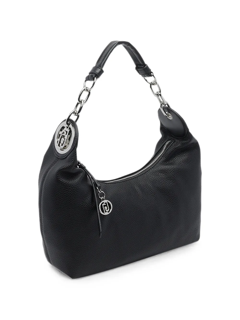 LIU JO Shopper met logoplakkaat Zwart