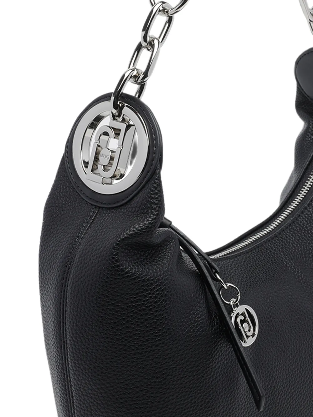 LIU JO Shopper met logoplakkaat Zwart