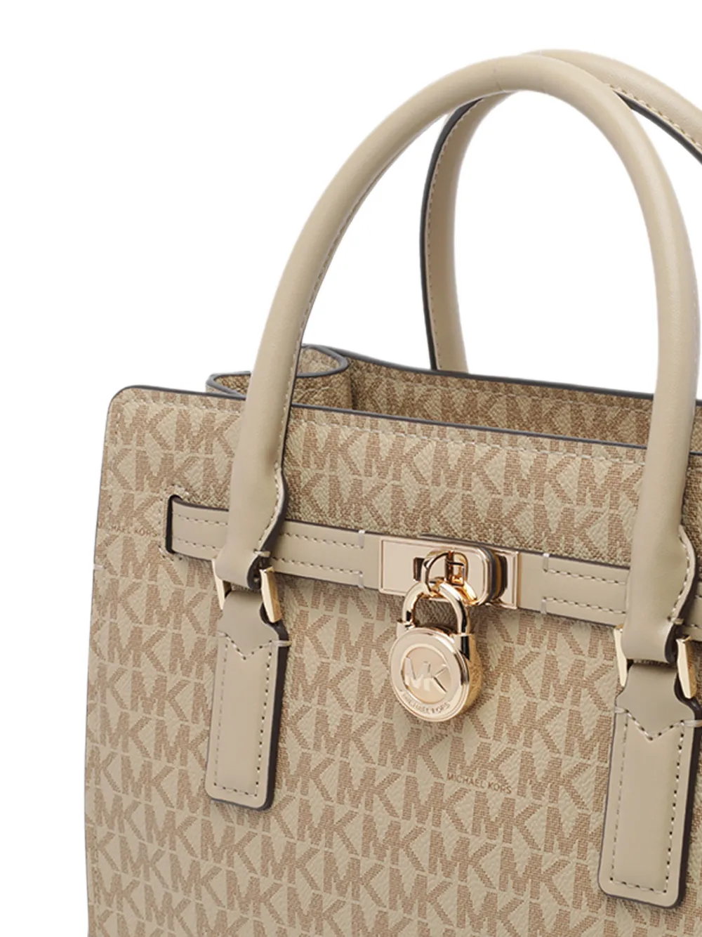 Michael Kors Hamilton logo-print tote bag Beige