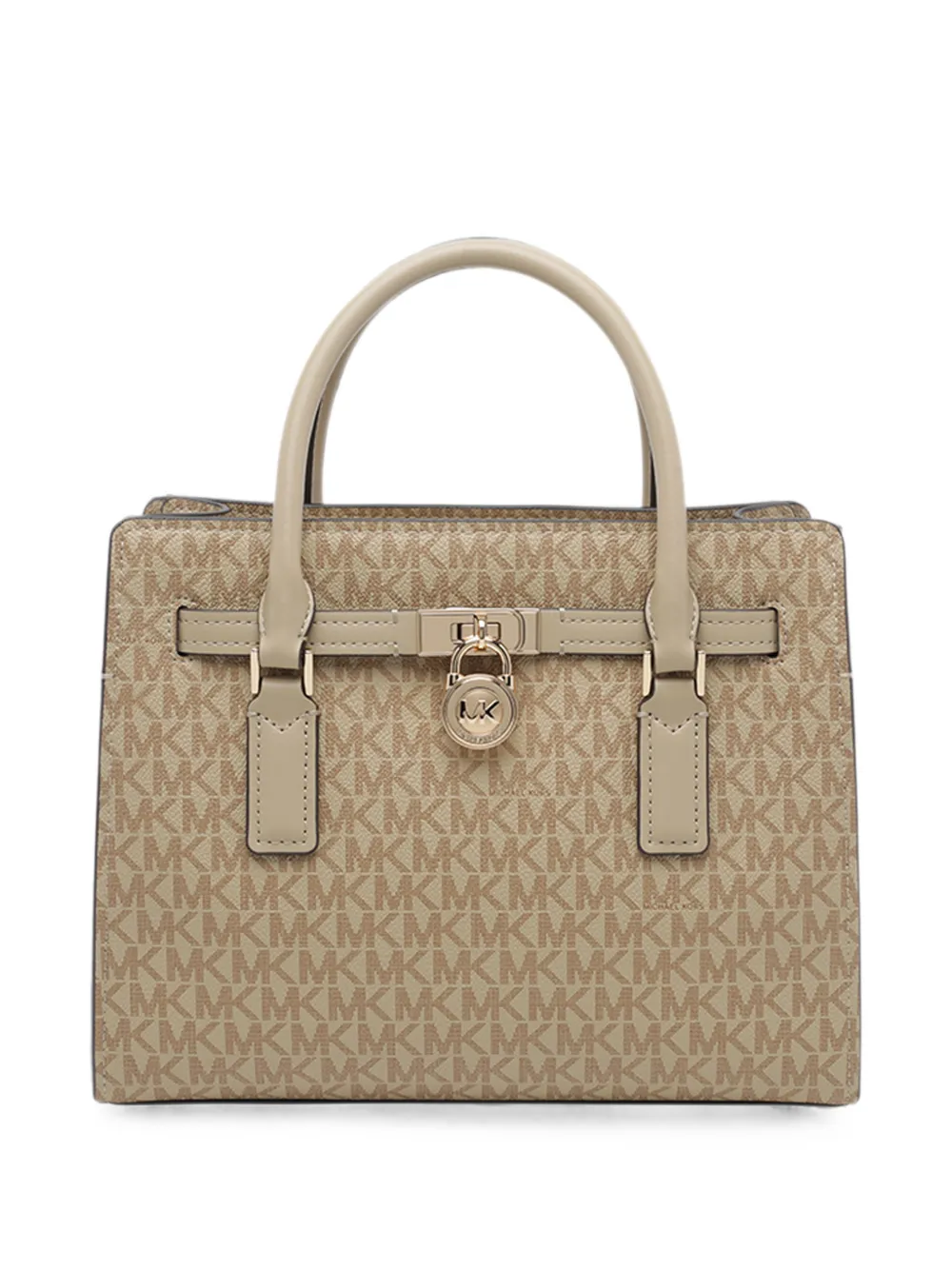 Michael Kors Hamilton logo-print tote bag Beige