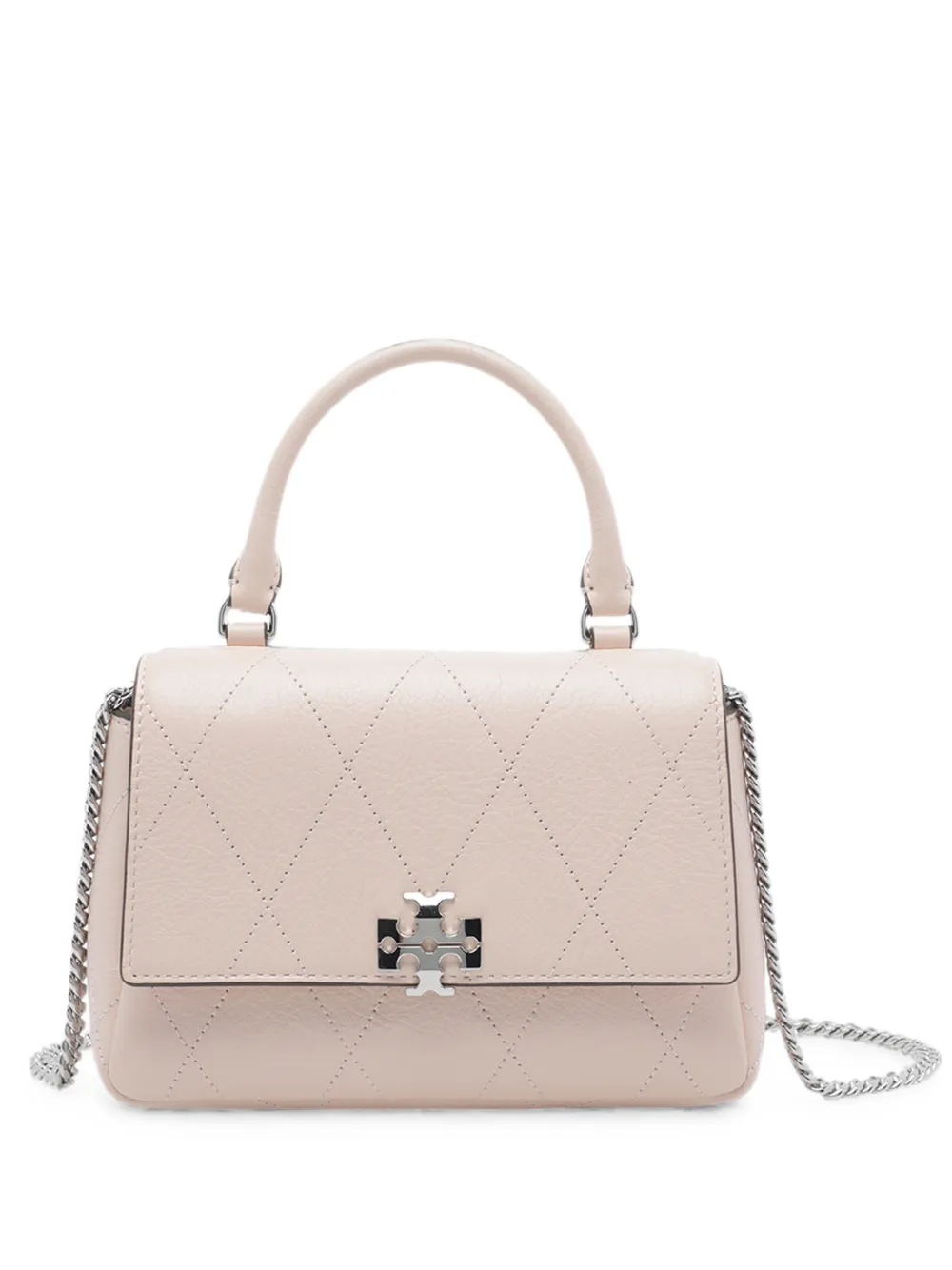 Tory Burch Charlie quilted mini tote bag - Rosa