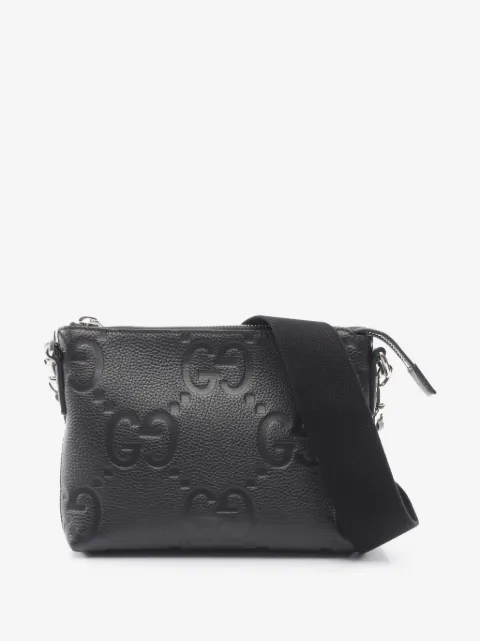 Gucci Pre-Owned 2016-2026 Small Jumbo GG Embossed Messenger Bag crossbody bag